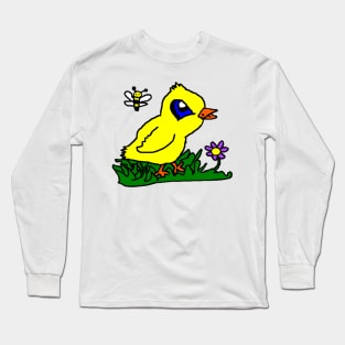 Yellow Chick and Bumble Bee 2 Long Sleeve T-Shirt